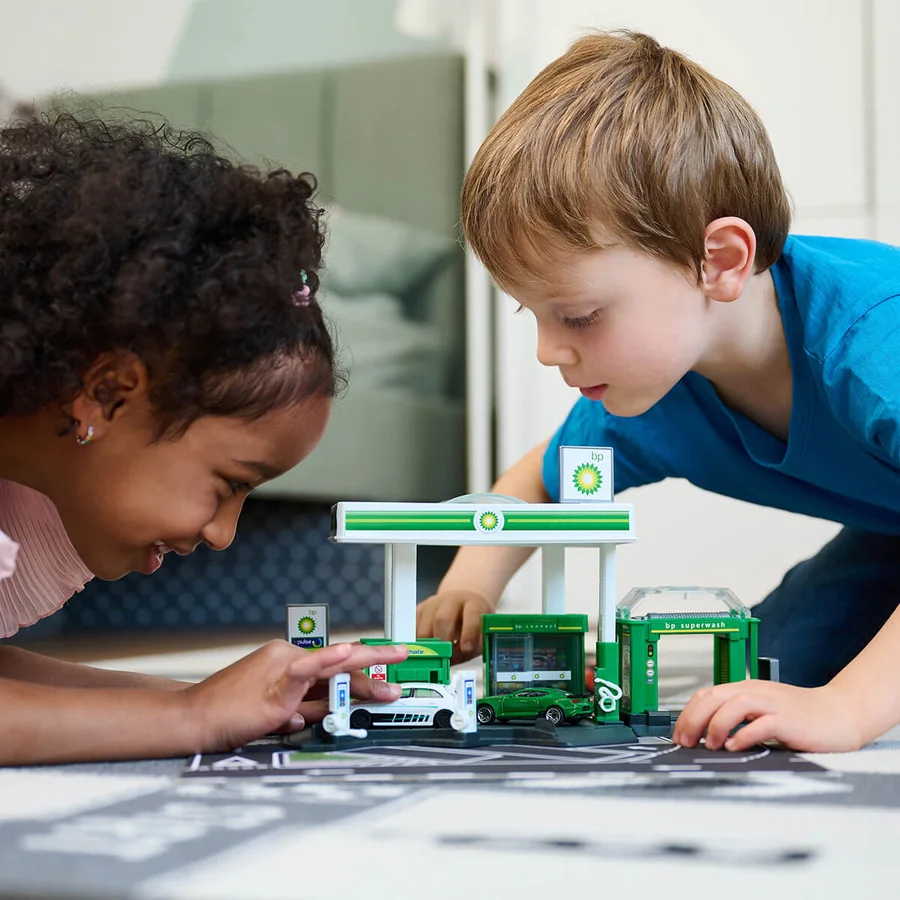 Majorette Tankstation + bil