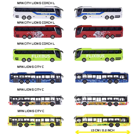 Majorette City MAN Bus, asst.