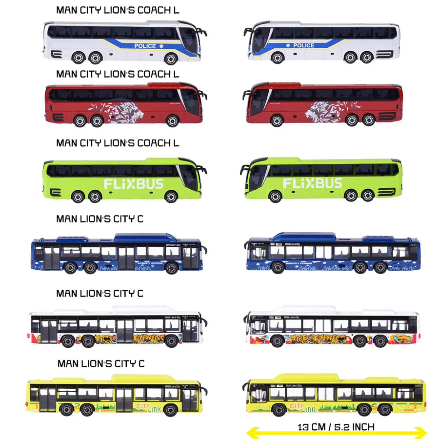 Majorette City MAN Bus, asst.