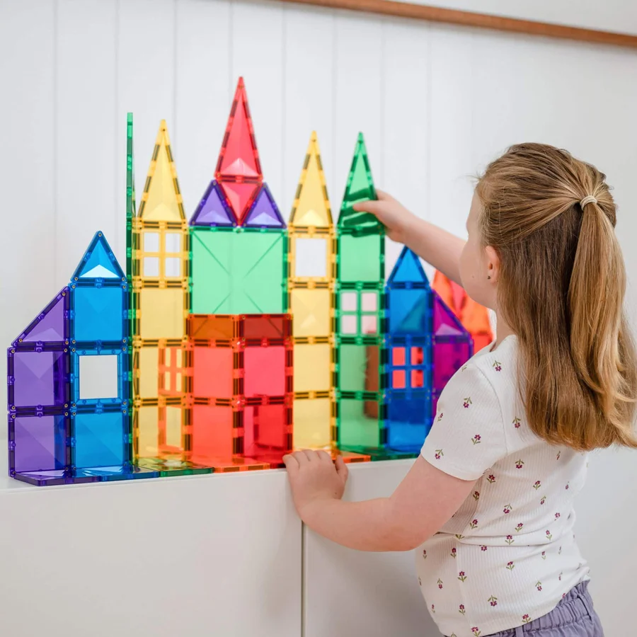 Connetix Kreativ-Magnet-Set, Regenbogen, 102 Teile