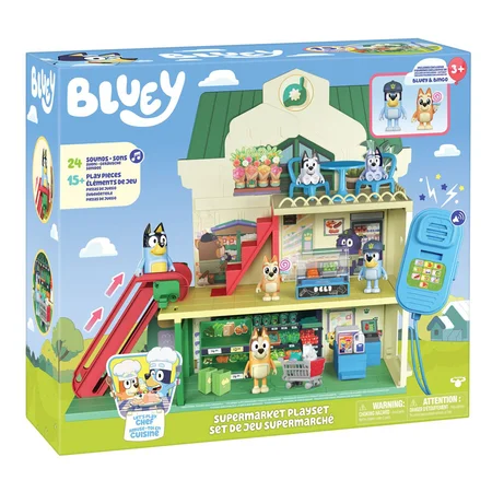 Bluey Supermarked Legesæt Med Lyd