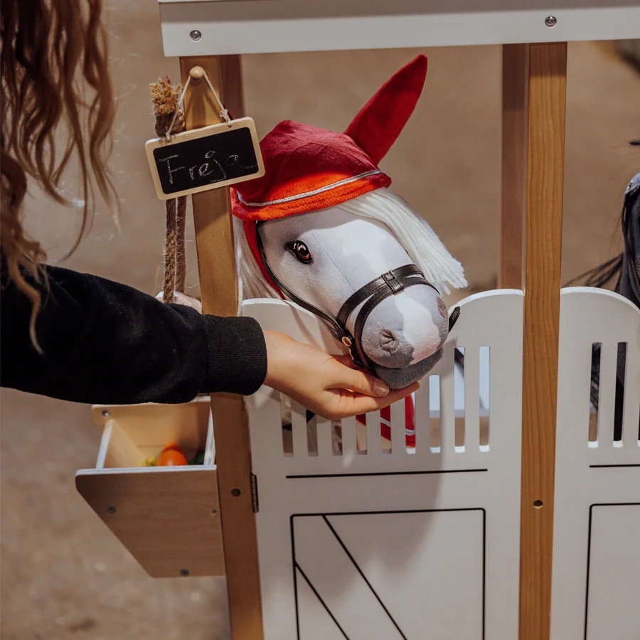 byASTRUP® Steckenpferd Sigrid, weiß