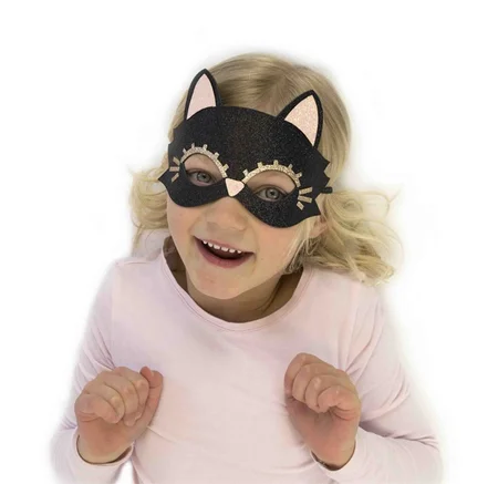 Dyremaske med glitter