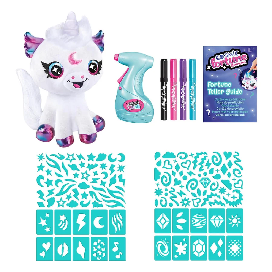 Airbrush Plush Kosmisches Einhorn