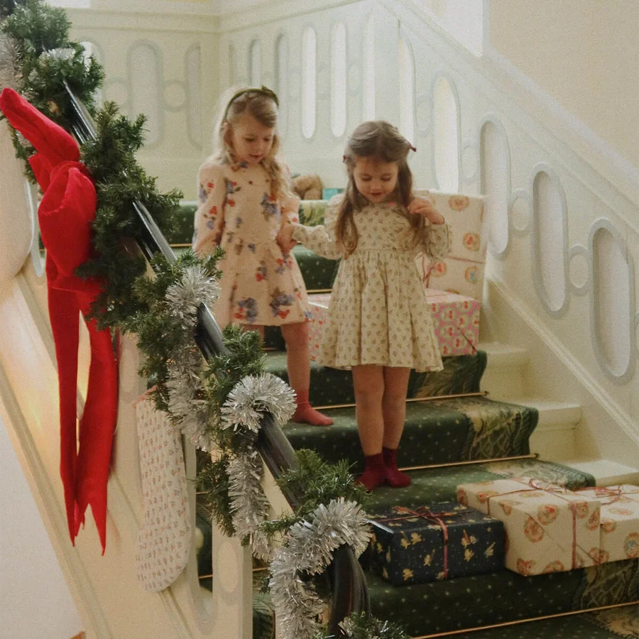 Konges Sløjd Cianna Kjole Med Sløjfe - Verona Blues