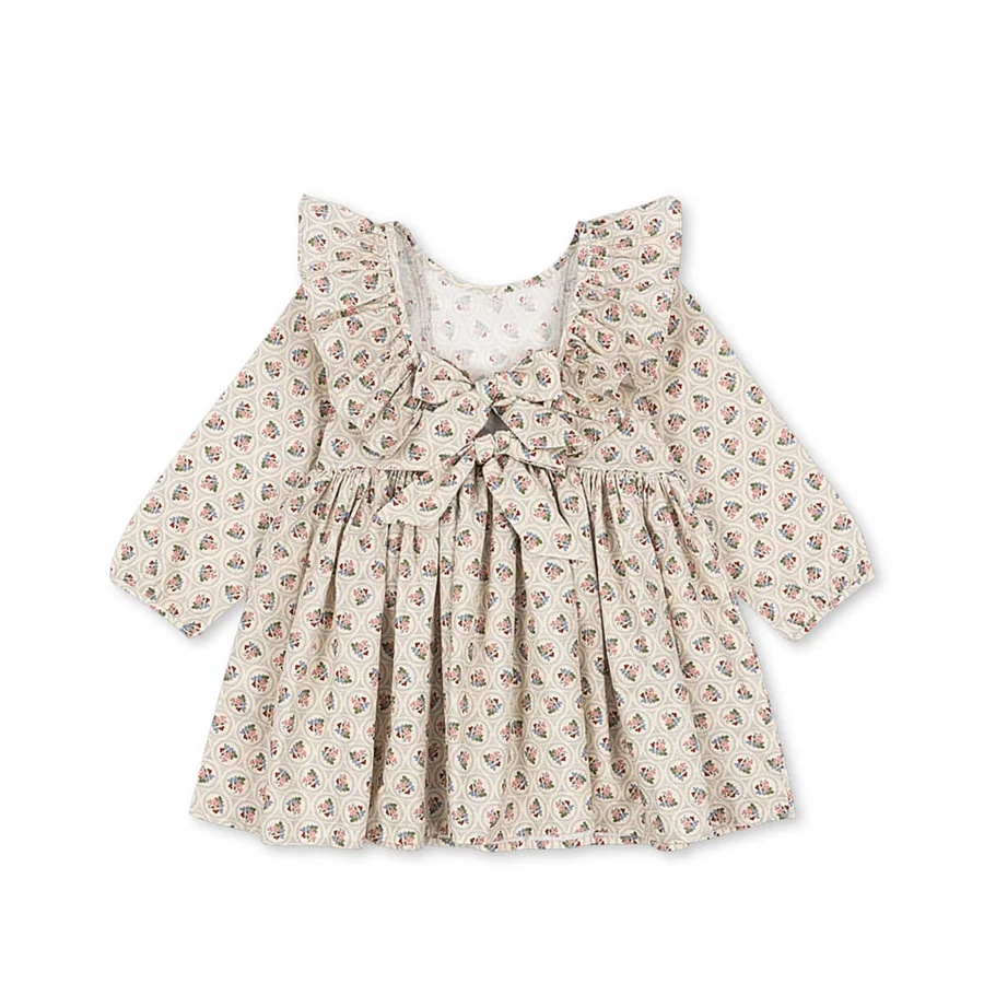 Konges Sløjd Cianna Kjole Med Sløjfe - Verona Blues