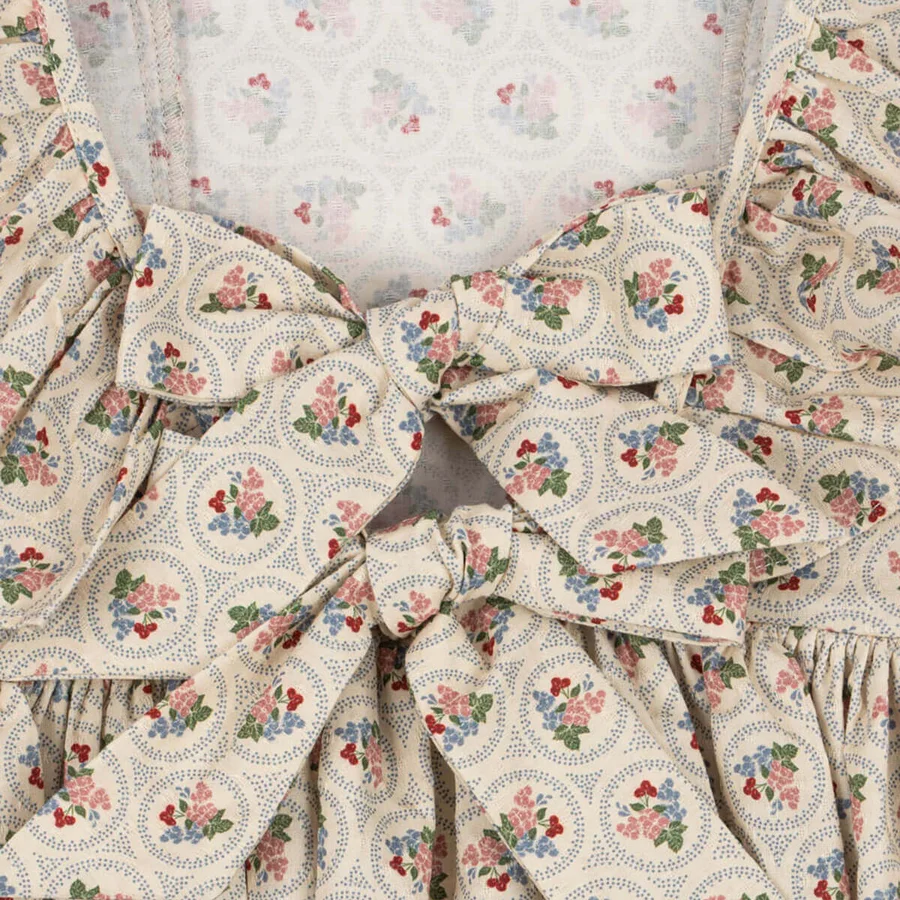 Konges Sløjd Cianna Kjole Med Sløjfe - Verona Blues