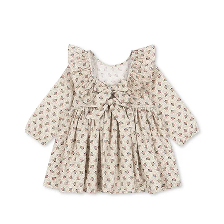 Konges Sløjd Cianna Kjole Med Sløjfe - Verona Blues