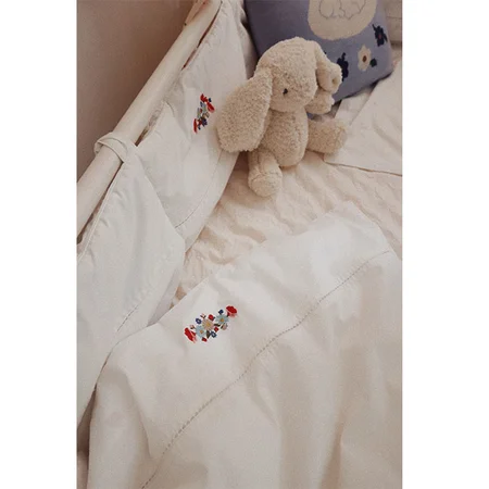 Konges Sløjd baby sengetøj med broderi, blossom
