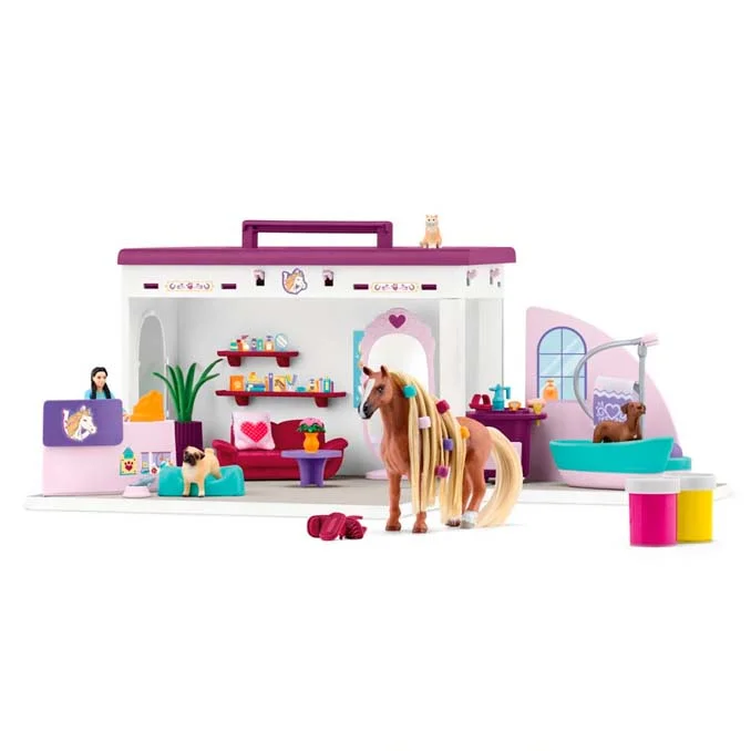 Schleich heste skønhedssalon