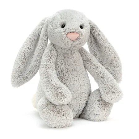 Jellycat bamse, bashful kanin silver - 51 cm