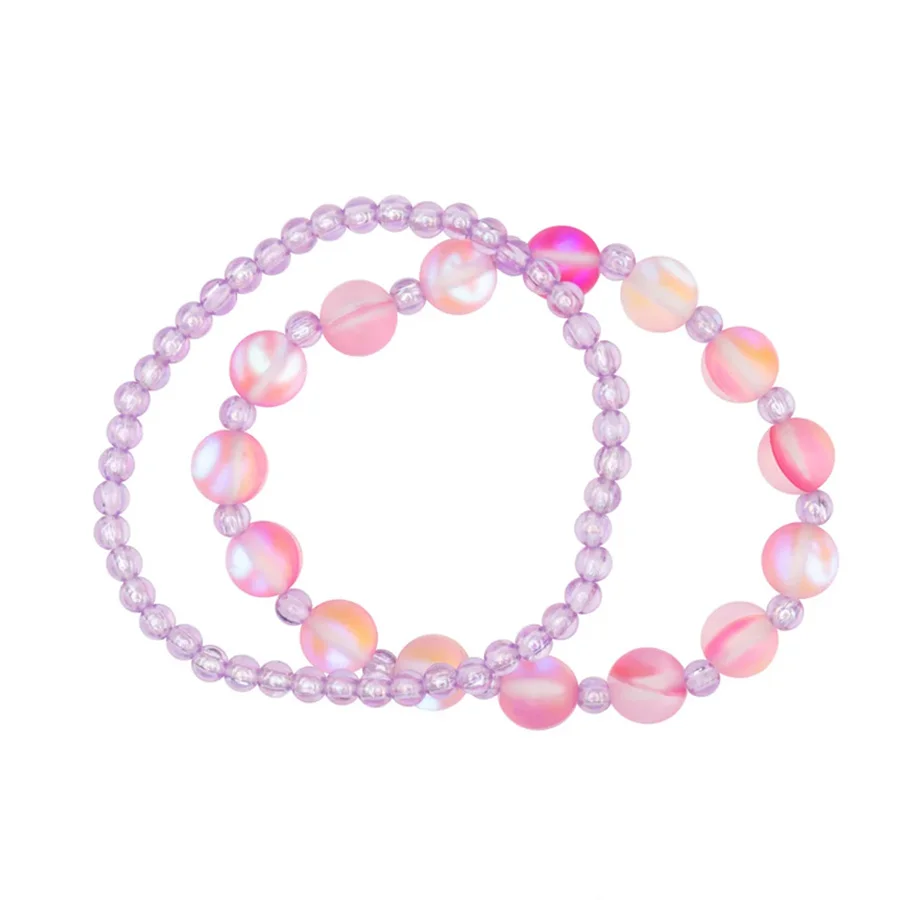 Great Pretenders armbånd, Shimmer Butterfly pink