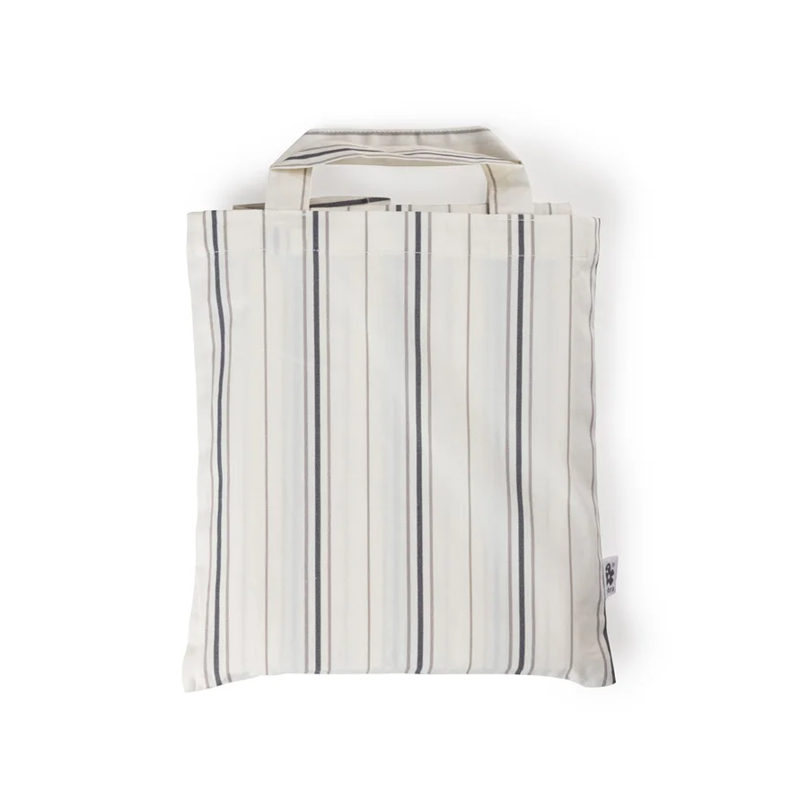 Sebra baby sengetøj, cream stripe