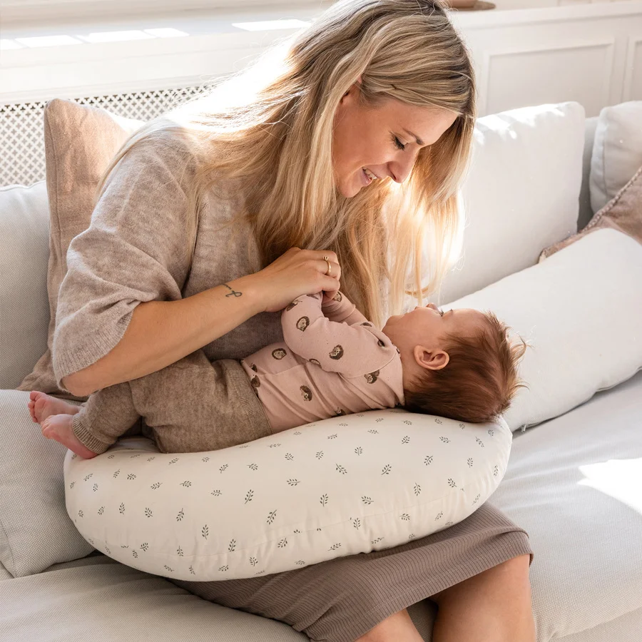 Sebra Bio-Stillkissen, cream stripe