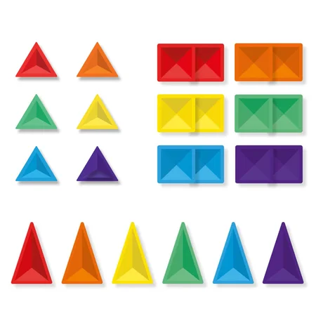 Connetix Magnetset Regenbogen, 24 Teile