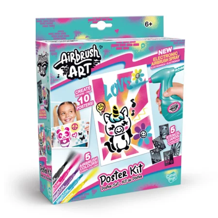 Airbrush Art Mini Poster Set
