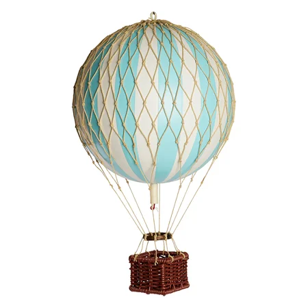 Authentic Models Luftballon travels light, blue light