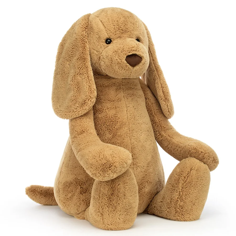 Jellycat Bashful hund, Toffee - 108 cm
