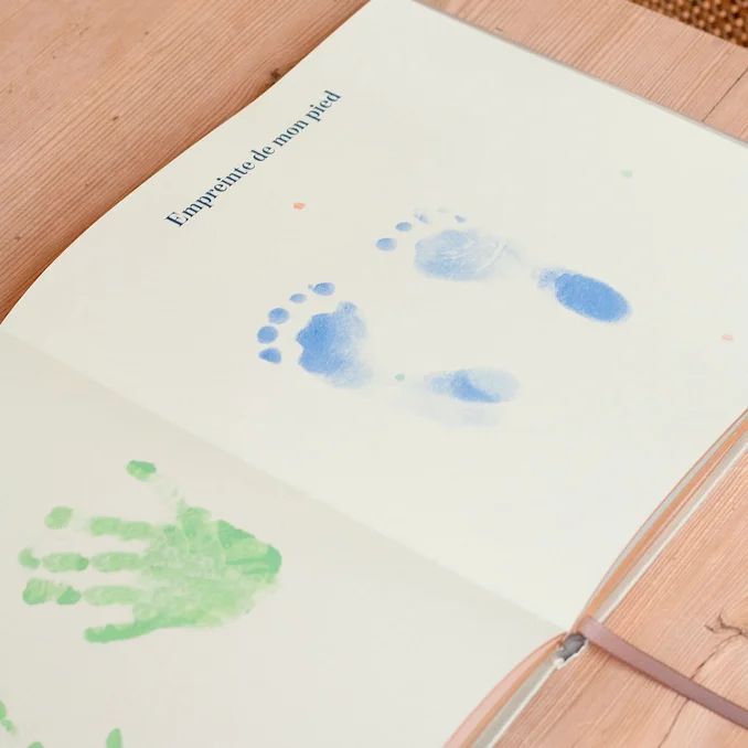 Special day - Hånd- og fodaftryk, blå