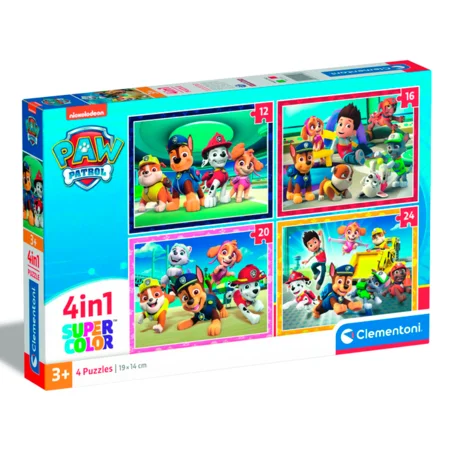 Puslespil Paw Patrol 4 i 1
