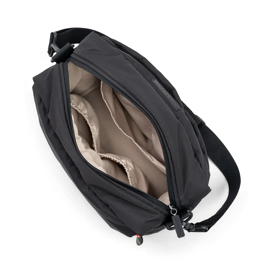 Done By Deer Quiltet Wickeltasche, schwarz