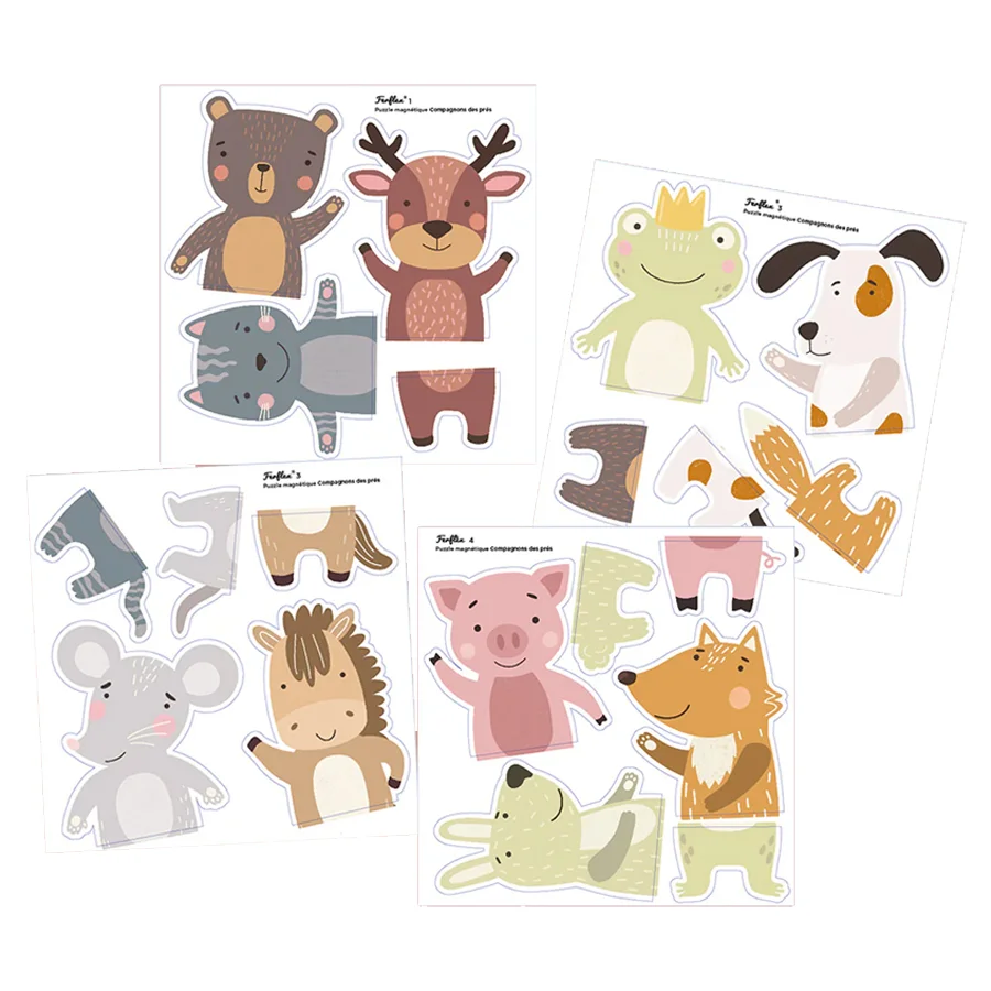 Ferflex® Magnetisk Puslespil Dyr - Companions Of The Meadows