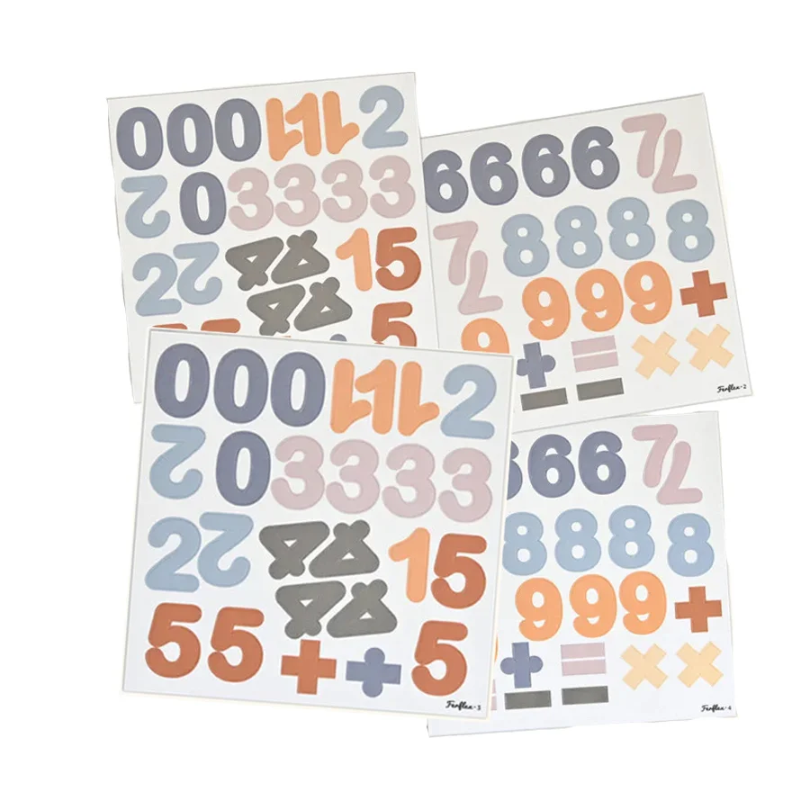 Ferflex® Magnetische Zahlen 100 Stück - Karamellblau