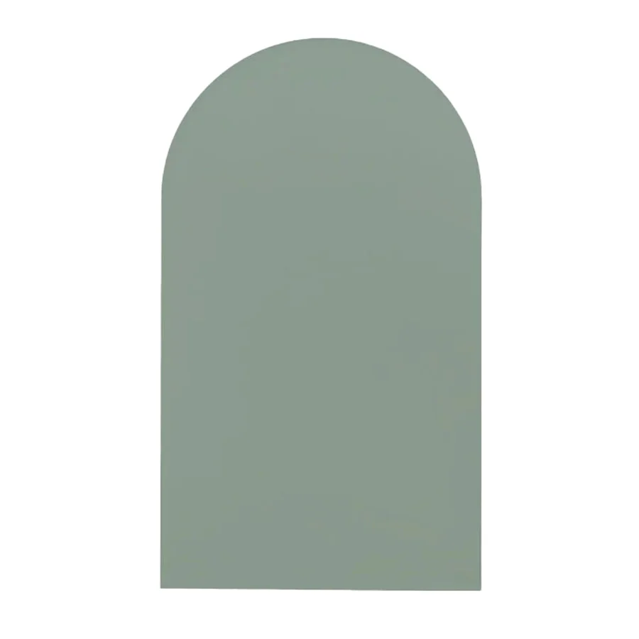 Ferflex® Magnetisk Tapet Tavle Med Rund Top - 1 m x 58 cm,  Smaragdgrøn