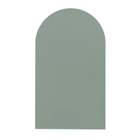 Ferflex® Magnetisk Tapet Tavle Med Rund Top - 1 m x 58 cm,  Smaragdgrøn