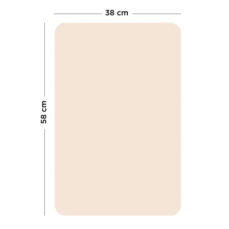 Ferflex® Magnettafel, Rechteckig Rosabeige - Small