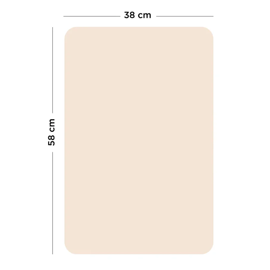 Ferflex® Magnettafel, Rechteckig Rosabeige - Small