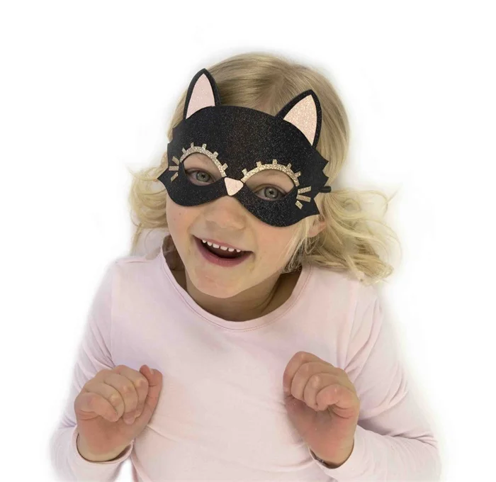 Dyremaske med glitter