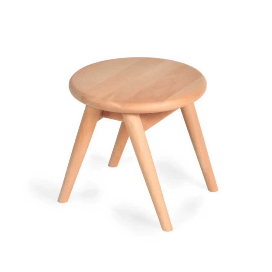 CurveLab kleiner Hocker, Buche