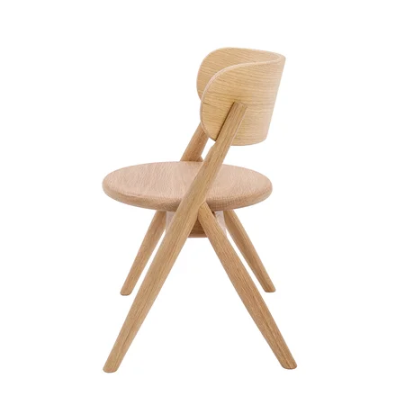 CurveLab kleiner Stuhl, Eiche