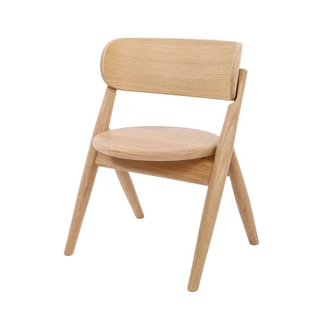 CurveLab kleiner Stuhl, Eiche