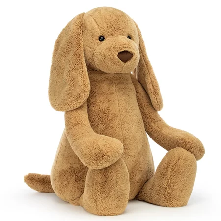 Jellycat Bashful hund, Toffee - 108 cm