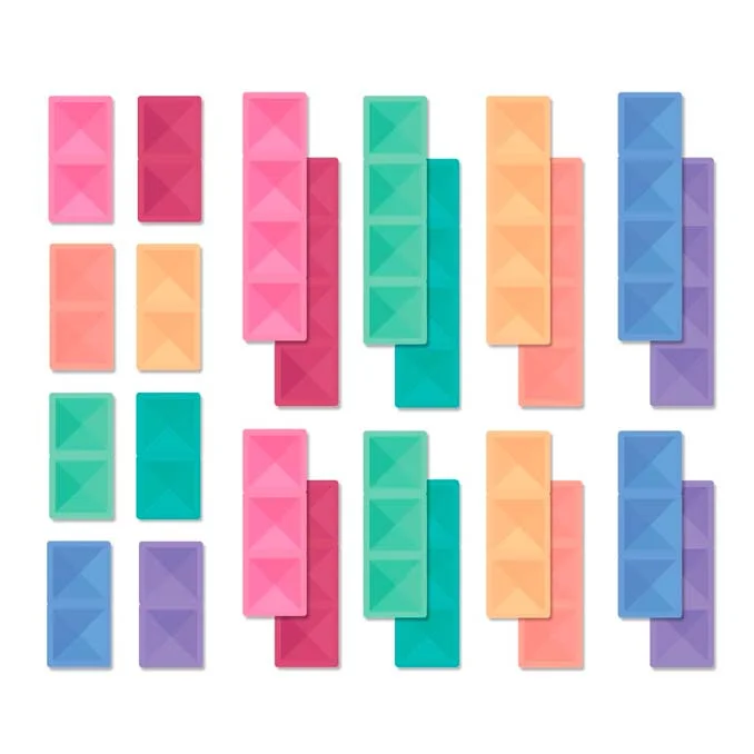 Connetix Pastell Rectangle - 24 Teile