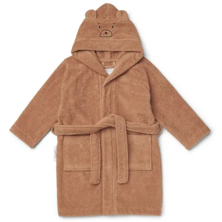 Liewood Bademantel für Kinder Mr Bear, tuscany rose