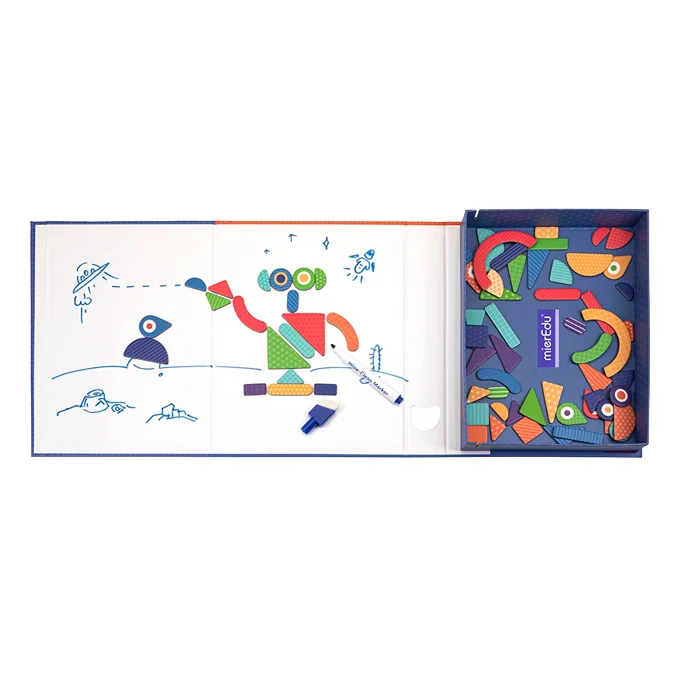 mierEdu Magnetisk legesæt, form og figur