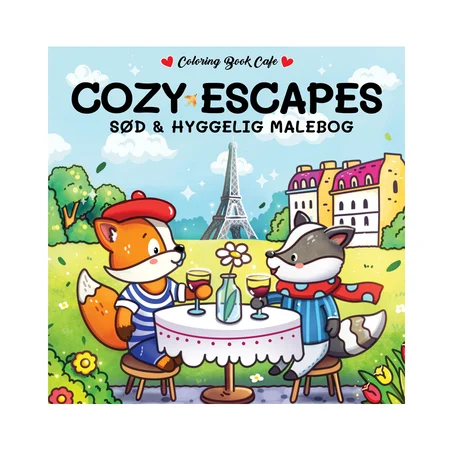 Cozy Escapes - Cozy Coloring, Sød Og Hyggelig Malebog