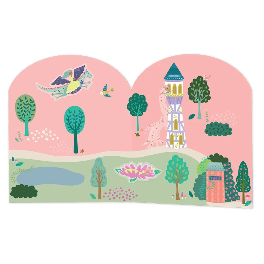 Floss & Rock genanvendelige klistermærker, eventyr