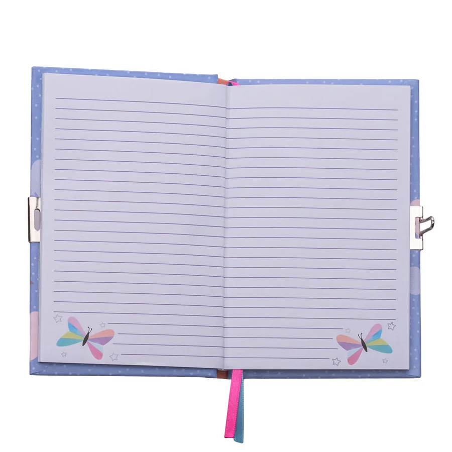 Floss & Rock dagbog med lås og duft, fantasy