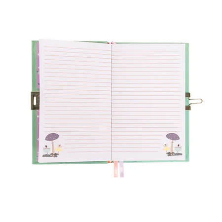 Floss & Rock Tagebuch mit Schloß & Duft, Zauber