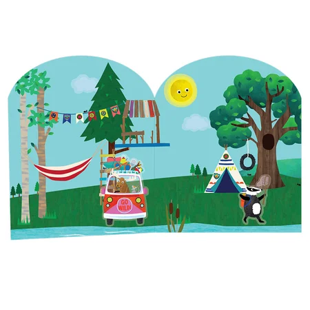 Floss & Rock genanvendelige klistermærker, adventure