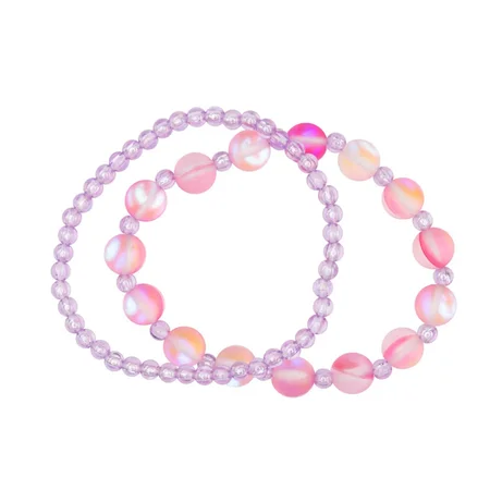 Great Pretenders armbånd, Shimmer Butterfly pink