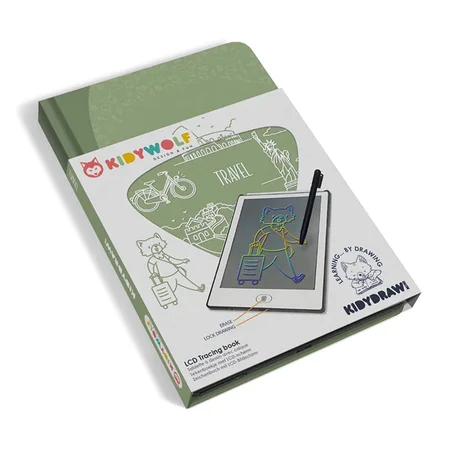 Kidydraw Mini Skizzenbuch mit LCD Bildschirm, Reise