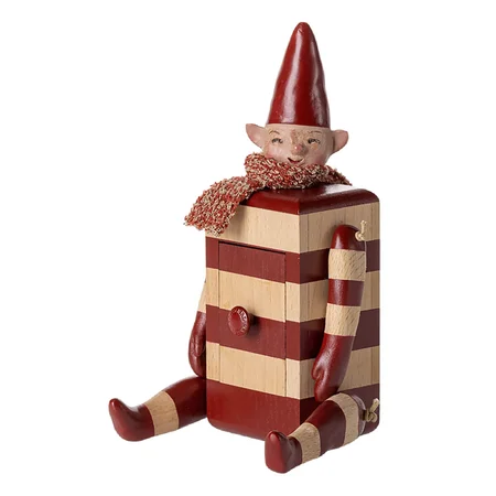 Maileg Wichtel mit Schublade, Rot