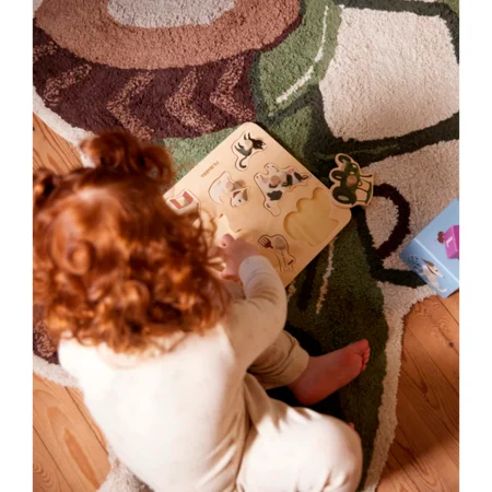 Filibabba gulvtæppe, traktor