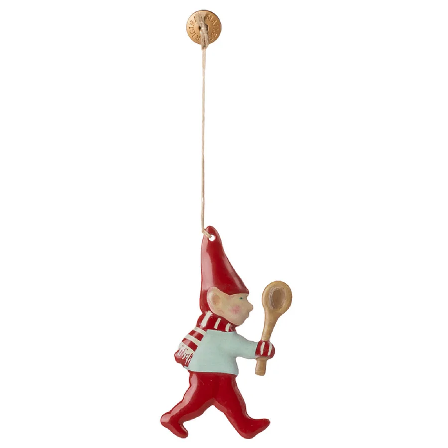 Maileg Metal Juleophæng, Pixi - Ske