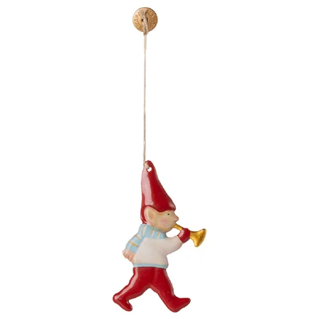 Maileg Metall-Weihnachtsanhänger, Pixi – Trompete